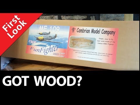 📦 "Got Wood?" - ME109 Funfighter Electric Kit by Cambrian Planes