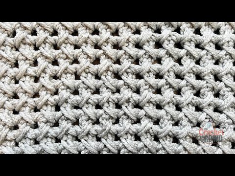 Left Hand Basket Weave Stitch