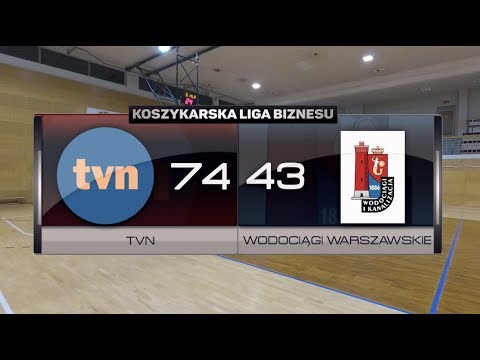 TVN vs Wodociągi Warszawskie - III kolejka - II Liga Warszawa - Koszykarska Liga Biznesu