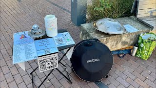 Handpan Dan is live! Busking at Naftzger Park! 🛸🎶🌳