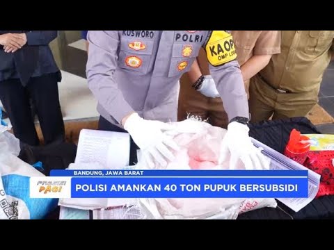 POLRESTA BANDUNG GAGALKAN PENJUALAN ILEGAL 40 TON PUPUK SUBSIDI