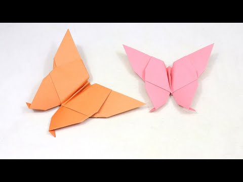 Cute BUTTERFLY Origami - Easy Paper Butterfly