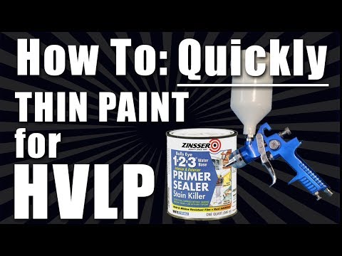 How to: Quickly Thin Paint to Spray Through a HVLP Gun