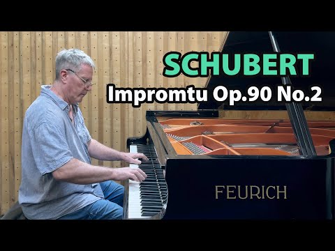 Schubert Impromptu Op.90 No.2 - P. Barton, FEURICH piano