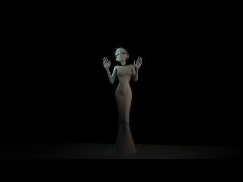 3D Animation of a singer #1