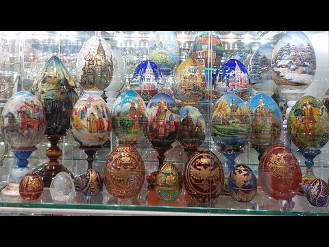 THE BEST SOUVENIRS SHOP IN MOSCOW  RUSSIA
