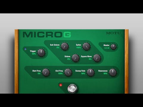 MicroG™ Polyphonic octave generator for guitar