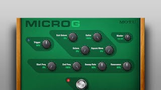 MicroG™ Polyphonic octave generator for guitar