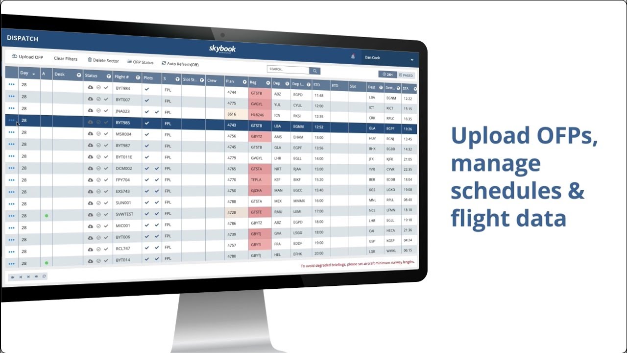 Flight Dispatch Software for Airlines
