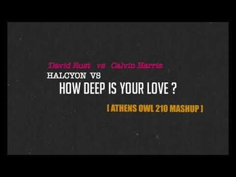 David Rust vs Calvin harris - Halcyon vs How deep is your love (ATHENS OWL 210 MASHUP)