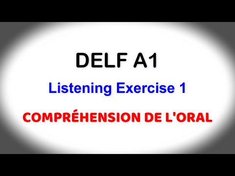 DELF A1 Listening Part-1 Exercise 1 |#delfa1 #frenchlistening #french #delf #learnfrench #listening