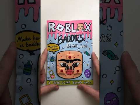 roblox baddies blind bag!✨ #roblox #baddie #skincare #asmr #craft #handmade #satisfying #diy #fyp