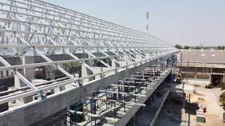 โครงหลังคาสำเร็จรูป อาคาร สพฐ.