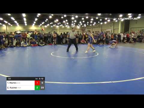 132 Lbs Rr Rnd 3 Taryn Martin Ohio Draw Vs Ellyana Kuzma Michigan Dual