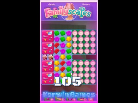 Familyscapes The Series Level 105 - Hard Level - No Boosters Gameplay