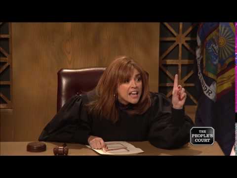 Alec Baldwin Trump on SNL in People's Court skit