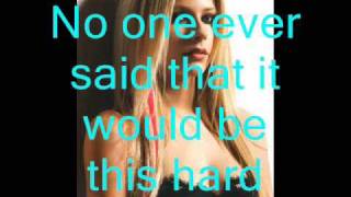 Avril Lavigne - The Scientist with Lyrics