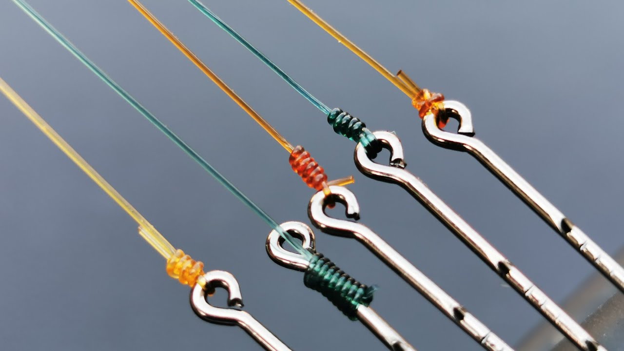 LOS 5 NUDOS FUERTES PARA ANZUELOS DE OJAL