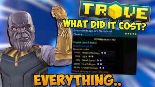 CRYSTAL 5 IS LIVE! | How Much Nitro / Forge Fragments Does it Cost to MAX C5 Gear in Trove?