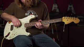 Video thumbnail for SOLD - Nashguitars S-67 Olympic White over 3-Color Sunburst - #NG2424 by stationmusic