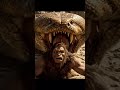 Prehistoric Man Fights Giant Python With The Help Of Eagle Shots