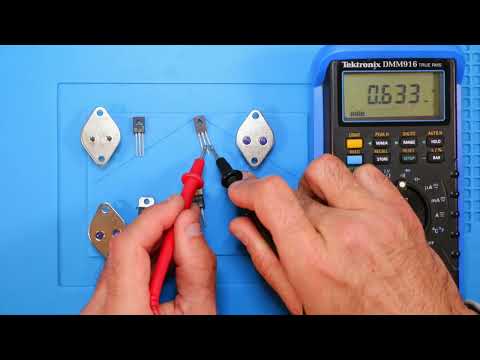 Identificare i terminali  E, B, C di un transistor in modo semplice e veloce
