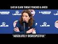 Caitlin Clark S Life Threatened With Punch To Throat