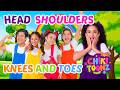 Head Shoulders Knees And Toes Learn Body Parts Song For Kids Chiki Toonz Kids Songs