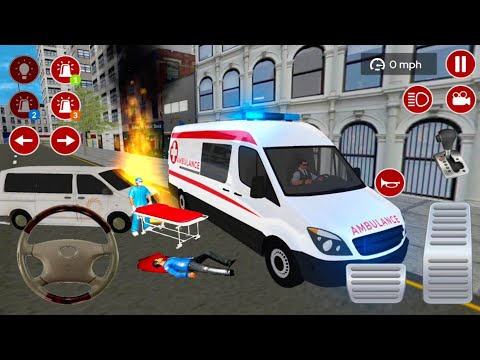 American Emergency Ambulance Rescue Driving Simulator - Android Gameplay