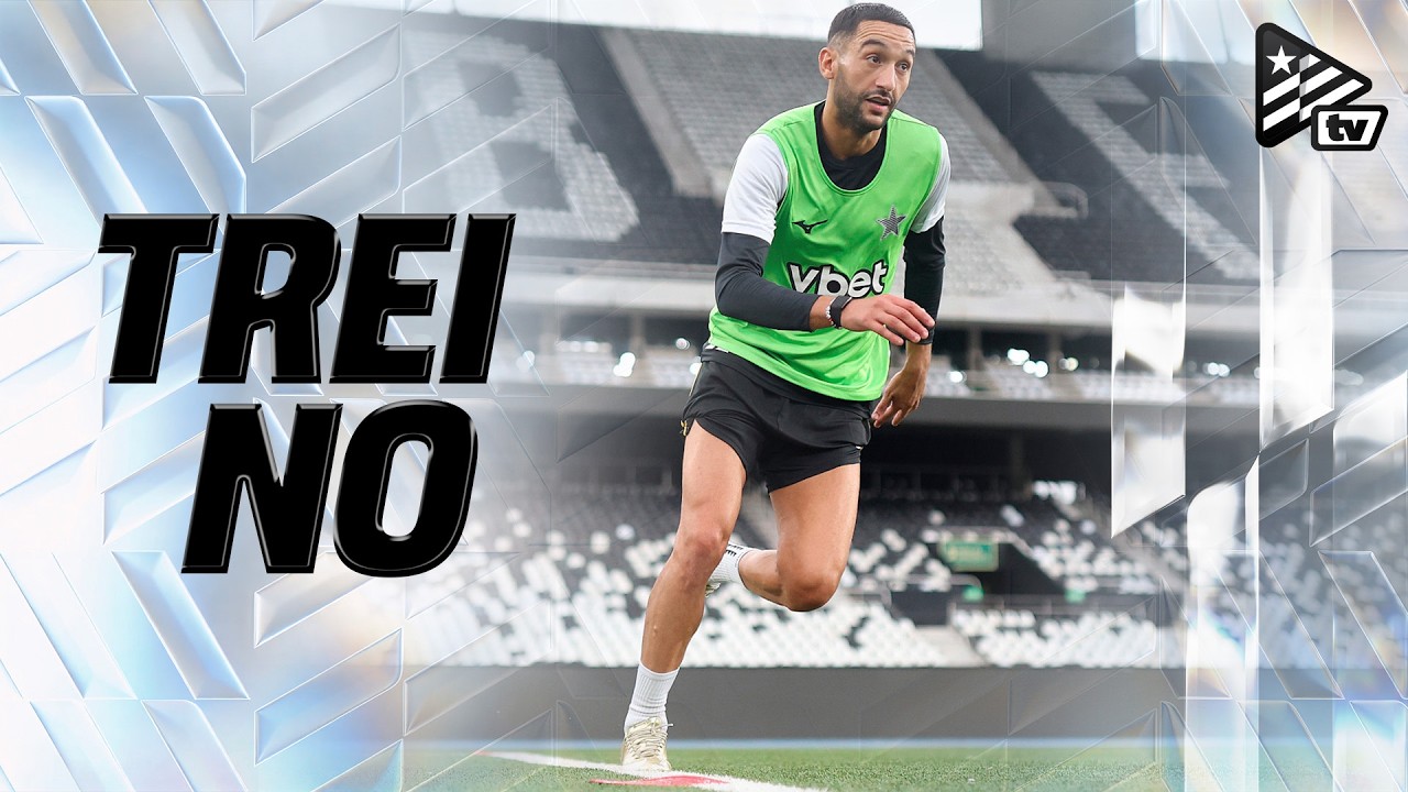 VÍDEO: Botafogo finaliza preparação para jogo contra o Grêmio no Nilton Santos pelo Brasileirão 2026