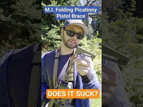 Midwest Industries Folding Brace: Good, Bad, and Ugly  #pistolbrace #midwestindustries