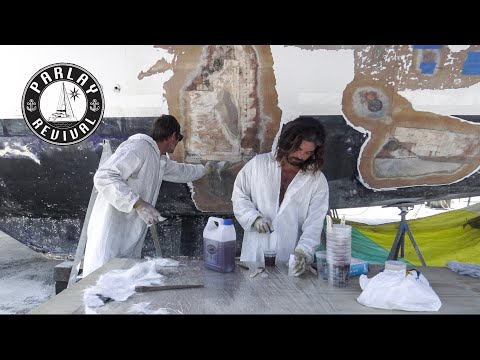 The joys of fixing a HURRICANE DAMAGED BOAT - Episode 36