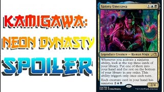 New Ninja Tribal Commander From Kamigawa: Neon Dynasty