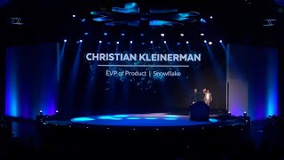 Snowflake Summit 2025 Keynote | Snowflake EVP of Product Christian Kleinerman