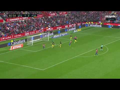 Kevin Gameiro Hat Trick vs Sporting Gijon La Liga 18 02 2017 HD