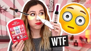 JE TESTE DES PRODUITS CORÉENS BIZARRES ! 🇰🇷 | Laura R