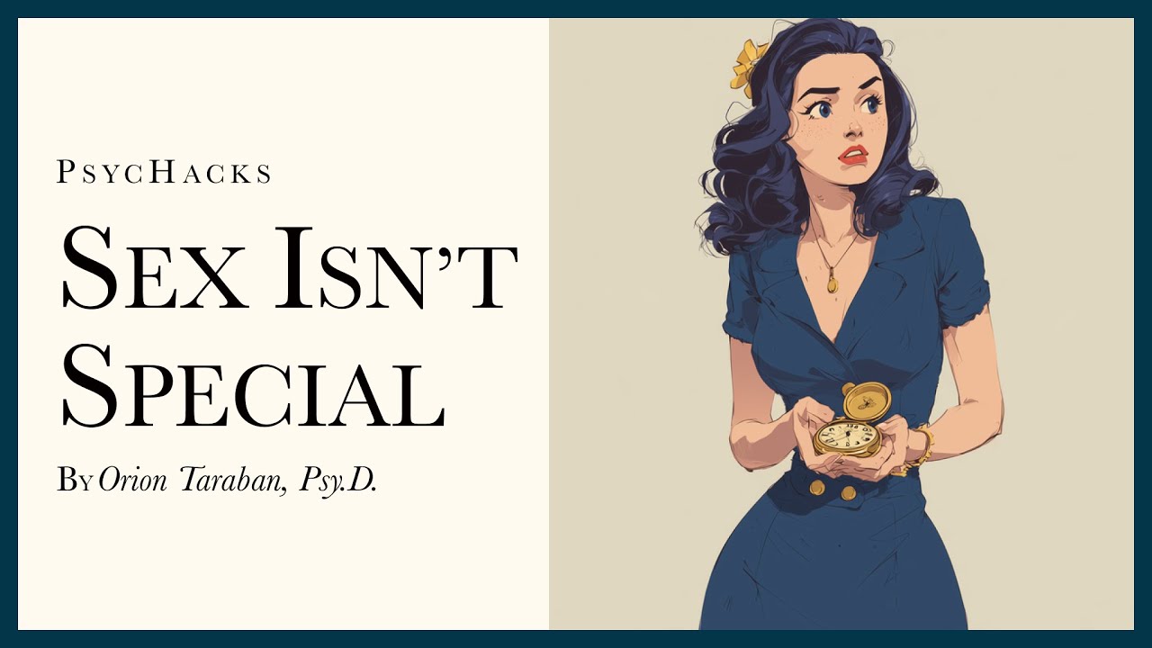 Sex isn't special: feelings don't count