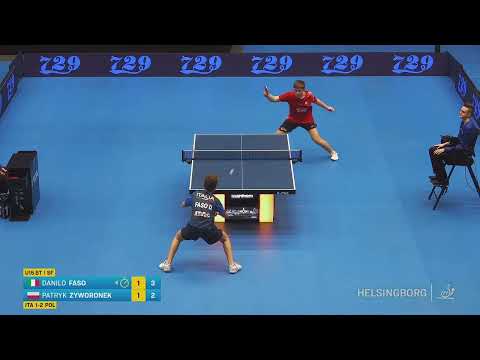 Faso Danilo - Zyworonek Patryk | Italy - Poland | U15 BT SF | ITTF World Youth Champioships 2024
