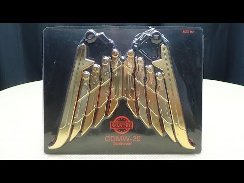 Crazy Devy King's Power Parts PLATED WINGS for Feral Rex: EmGo's Transformers Reviews N' Stuff