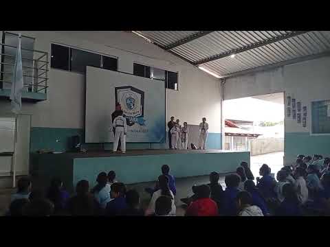Taekwondo indiara-goias, apresentação 2026 na escola Municipal Adelvina, atleta José Davi 
