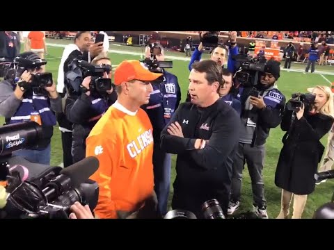 Dabo Swinney, Will Muschamp meet ahead of rivalry game
