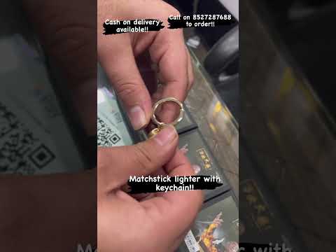 Honest metal lighter car keychain