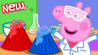 Peppa Pig Tales 🌋 Volcano Science Experiment �