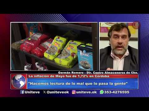 La inflación de mayo fue de 1,72% en Córdoba