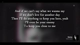 Sandro Cavazza | Enemy | Lyrics