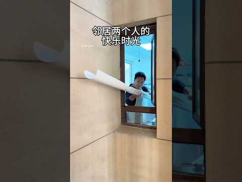 These Friends Used a Pipe to Party from Different Flats