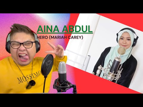 FIL-BRIT REACTS TO AINA ABDUL - HERO (BY: MARIAH CAREY) - AMAZING VOICE!!!