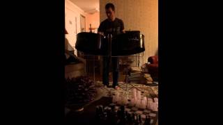 Hark the Herald Angels sing on the steel drums