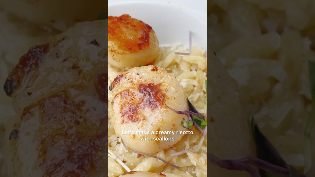 Perfect Scallops & Creamy Orzo Risotto | Quick & Elegant