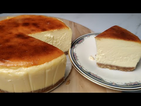 Famous New York Cheesecake Secret Recipe - How to Make The BEST NEW YORK CHEESECAKE (no sour cream)